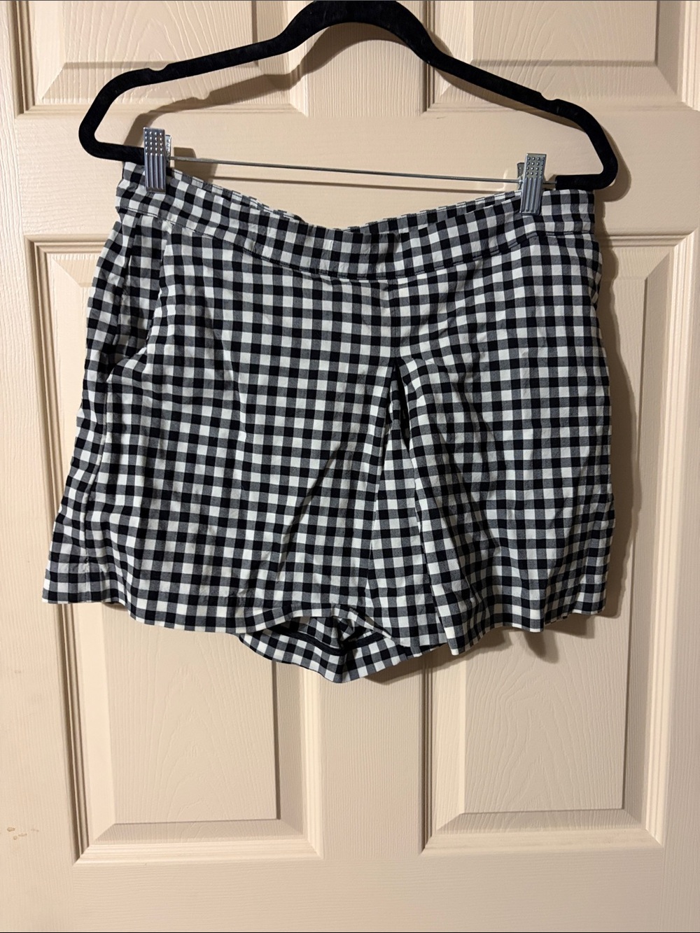 Madewell Black & White Gingham Women's Skort